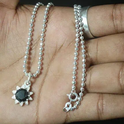 Silver chain for girls